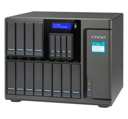 QNAP Turbo NAS TS-1635 16 x Total Bays SAN/NAS Server - Desktop TopMaximum
