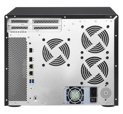 QNAP Turbo NAS TS-1635 16 x Total Bays SAN/NAS Server - Desktop RearMaximum