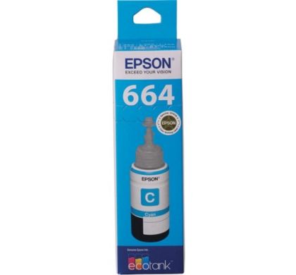 EPSON T664 Ink Refill Kit - Cyan - Inkjet