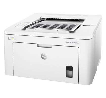 HP LaserJet Pro M203dn Laser Printer - Monochrome - 1200 x 1200 dpi Print - Plain Paper Print - Desktop LeftMaximum