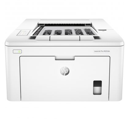 HP LaserJet Pro M203dn Laser Printer - Monochrome - 1200 x 1200 dpi Print - Plain Paper Print - Desktop FrontMaximum