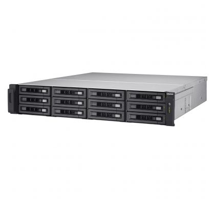 QNAP TES-1885U 18 x Total Bays SAN/NAS Server - 2U - Rack-mountable LeftMaximum