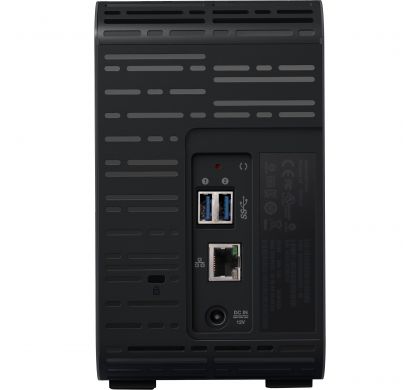 WESTERN DIGITAL My Cloud EX2 Ultra BVBZ0000NCH 2 x Total Bays NAS Server - Desktop RearMaximum