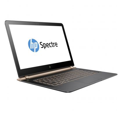 HP Spectre 13-v100 13-v132tu 33.8 cm (13.3") LCD 16:9 Notebook - 1920 x 1080 - Intel Core i5 (7th Gen) i5-7200U Dual-core (2 Core) 2.50 GHz - 8 GB LPDDR3 - 256 GB SSD - Windows 10 - Copper RightMaximum