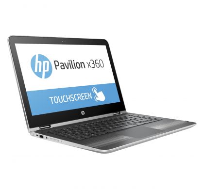 HP Pavilion x360 13-u100 13-u160tu 33.8 cm (13.3") LCD 16:9 2 in 1 Notebook - 1366 x 768 Touchscreen - Intel Core i5 (7th Gen) i5-7200U Dual-core (2 Core) 2.50 GHz - 8 GB DDR4 SDRAM - 1 TB HDD - Windows 10 - Convertible - Silver