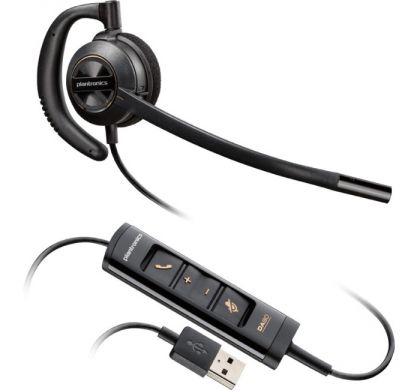 PLANTRONICS EncorePro HW535 USB Wired Mono Earset - Over-the-ear - Supra-aural