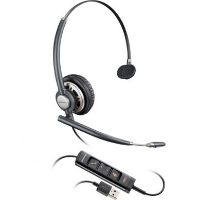 PLANTRONICS EncorePro HW715 USB Wired Mono Headset - Over-the-head - Supra-aural