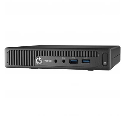 HP Business Desktop ProDesk 400 G2 Desktop Computer - Intel Core i5 (6th Gen) i5-6500T 2.50 GHz - 4 GB DDR4 SDRAM - 128 GB SSD - Windows 10 Pro 64-bit - Desktop Mini LeftMaximum