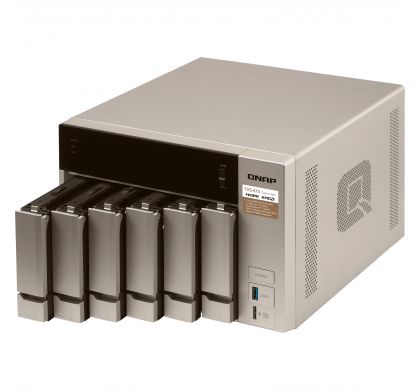 QNAP Turbo vNAS TVS-673 6 x Total Bays SAN/NAS Server - Tower TopMaximum