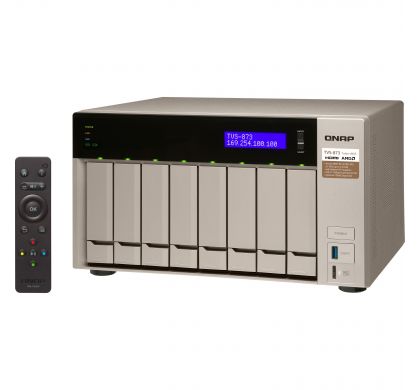 QNAP Turbo vNAS TVS-873 8 x Total Bays SAN/NAS Server - Tower