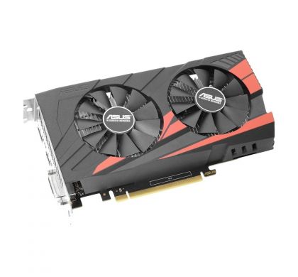 ASUS EX-GTX1050TI-O4G GeForce GTX 1050 Ti Graphic Card - 1.34 GHz Core - 1.46 GHz Boost Clock - 4 GB GDDR5 - PCI Express 3.0 - Dual Slot Space Required