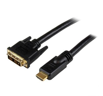 STARTECH .com HDDVIMM10M DVI/HDMI Video Cable for Monitor, TV, Video Device, Projector - 10 m - Shielding - 1 Pack