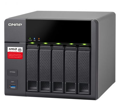 QNAP Turbo NAS TS-563 5 x Total Bays NAS Server - Tower TopMaximum