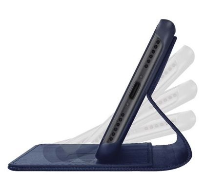 LOGITECH Hinge Carrying Case (Wallet) for iPhone 7 - Blue BottomMaximum