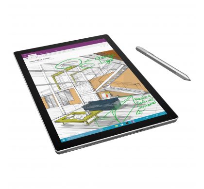 MICROSOFT Surface Pro 4 Tablet - 31.2 cm (12.3") - 4 GB - Intel Core M (6th Gen) - 128 GB SSD - Windows 10 Pro 64-bit - 2736 x 1824 - PixelSense - Silver