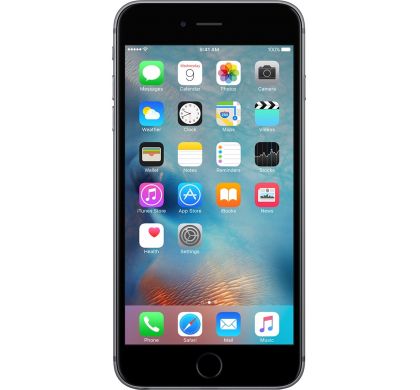 APPLE iPhone 6s Plus 32 GB Smartphone - 4G - 14 cm (5.5") LCD 1920 x 1080 Full HD Touchscreen -  A9 Dual-core (2 Core) 2 GHz - 2 GB RAM - 12 Megapixel Rear/5 Megapixel Front - iOS 9 - SIM-free - Space Gray FrontMaximum