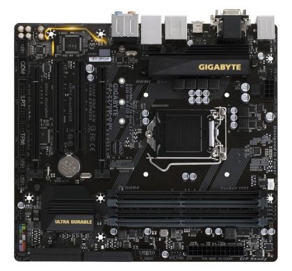 GIGABYTE Ultra Durable GA-Z270M-D3H Desktop Motherboard - Intel Z270 Chipset - Socket H4 LGA-1151