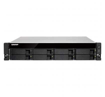 QNAP Turbo NAS TS-831XU-RP 8 x Total Bays SAN/NAS Server - 2U - Rack-mountable FrontMaximum