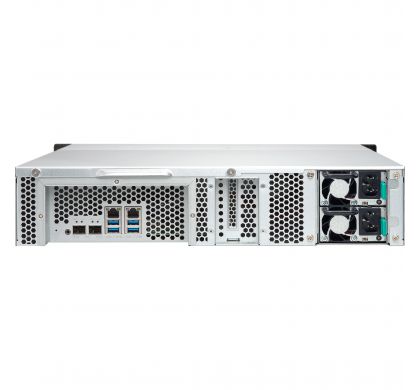 QNAP Turbo NAS TS-831XU-RP 8 x Total Bays SAN/NAS Server - 2U - Rack-mountable RearMaximum