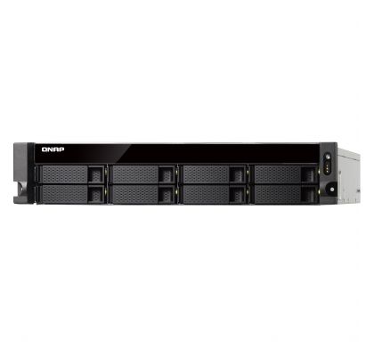 QNAP Turbo NAS TS-831XU-RP 8 x Total Bays SAN/NAS Server - 2U - Rack-mountable LeftMaximum