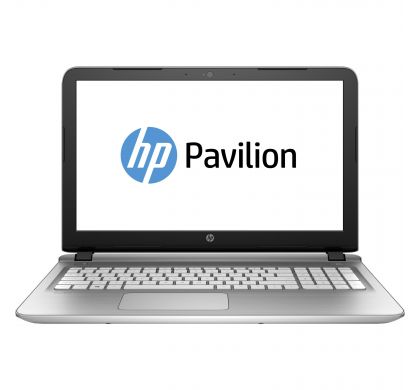 HP Pavilion 15-ab200 15-ab261tx 39.6 cm (15.6") Notebook - Intel Core i5 (6th Gen) i5-6200U Dual-core (2 Core) 2.30 GHz - 8 GB - 1 TB HDD - Windows 10 Home - 1366 x 768 - Blizzard White