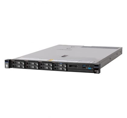 LENOVO System x x3550 M5 8869B2M 1U Rack Server - 1 x Intel Xeon E5-2609 v4 Octa-core (8 Core) 1.70 GHz - 8 GB Installed DDR4 SDRAM - 12Gb/s SAS, Serial ATA Controller - 0, 1, 10 RAID Levels - 1 x 550 W LeftMaximum