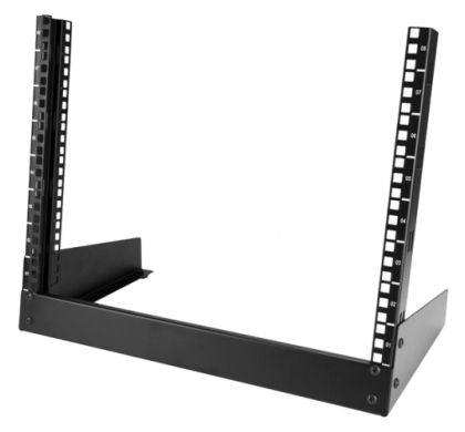 STARTECH .com 8U Tabletop Rack Frame for A/V Equipment - Black