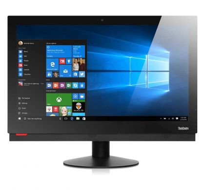 LENOVO ThinkCentre M910z 10NSA002AU All-in-One Computer - Intel Core i7 (7th Gen) i7-7700 3.60 GHz - 8 GB DDR4 SDRAM - 256 GB SSD - 60.5 cm (23.8") 1920 x 1080 - Windows 10 Pro 64-bit - Desktop - Business Black FrontMaximum