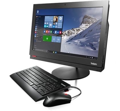 LENOVO ThinkCentre M910z 10NSA002AU All-in-One Computer - Intel Core i7 (7th Gen) i7-7700 3.60 GHz - 8 GB DDR4 SDRAM - 256 GB SSD - 60.5 cm (23.8") 1920 x 1080 - Windows 10 Pro 64-bit - Desktop - Business Black LeftMaximum