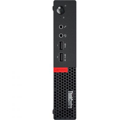 LENOVO ThinkCentre M910s 10MKA004AU Desktop Computer - Intel Core i5 (7th Gen) i5-7500 3.40 GHz - 8 GB DDR4 SDRAM - 256 GB SSD - Windows 10 Pro 64-bit (English) - Small Form Factor - Black FrontMaximum