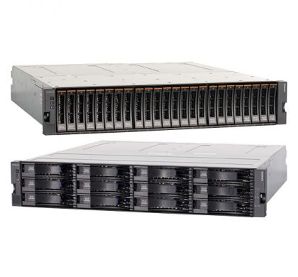 LENOVO V3700 V2 SAN Array - 24 x HDD Supported - 24 x SSD Supported