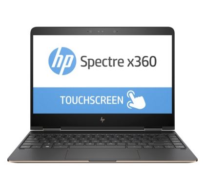 HP Spectre x360 13-ac000 13-ac039tu 33.8 cm (13.3") Touchscreen LCD 2 in 1 Notebook - Intel Core i7 (7th Gen) i7-7500U Dual-core (2 Core) 2.70 GHz - 8 GB - Windows 10 Home - 1920 x 1080 - Convertible - Silver FrontMaximum