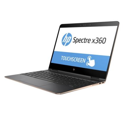 HP Spectre x360 13-ac000 13-ac039tu 33.8 cm (13.3") Touchscreen LCD 2 in 1 Notebook - Intel Core i7 (7th Gen) i7-7500U Dual-core (2 Core) 2.70 GHz - 8 GB - Windows 10 Home - 1920 x 1080 - Convertible - Silver LeftMaximum