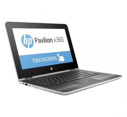 HP Pavilion x360 11-u000 11-u064tu 29.5 cm (11.6") Touchscreen LCD 2 in 1 Notebook - Intel Celeron N3060 Dual-core (2 Core) 1.60 GHz - 4 GB DDR3L SDRAM - 500 GB HDD - Windows 10 Home 64-bit - 1366 x 768 - Convertible - Natural Silver