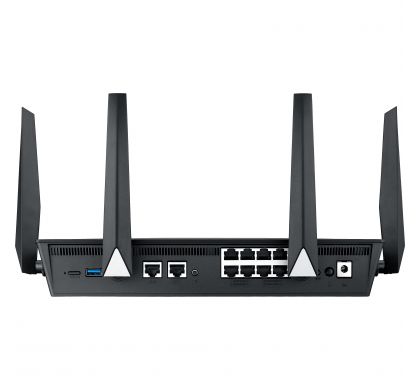 ASUS BRT-AC828 IEEE 802.11ac Ethernet Wireless Router RearMaximum