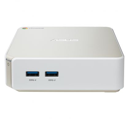 ASUS Chromebox CN62 CHROMEBOX2-G021U Chromebox - Intel Core i7 (5th Gen) i7-5500U 2.40 GHz - 4 GB DDR3L SDRAM - 16 GB SSD - Chrome OS - Mini PC FrontMaximum