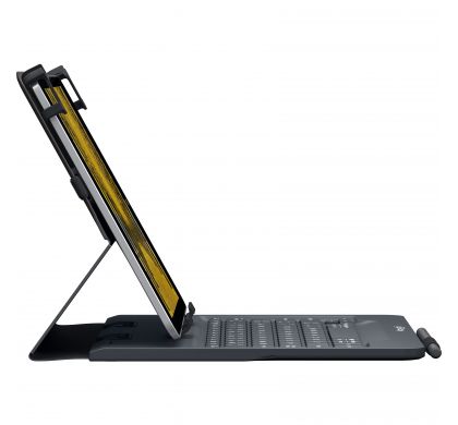 LOGITECH Universal Folio Keyboard/Cover Case (Folio) for 26.7 cm (10.5") Tablet, iPad Air, iPad 4, iPad 2, iPad 3, iPad Air 2, Digital Text Reader, iPad TopMaximum