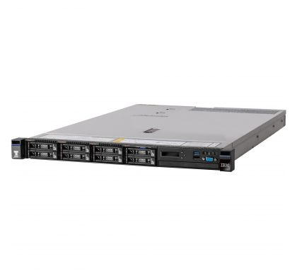 LENOVO System x x3550 M5 886916U 1U Rack-mountable Server - 1 x Intel Xeon E5-2603 v4 Hexa-core (6 Core) 1.70 GHz - 8 GB Installed TruDDR4 - 12Gb/s SAS, Serial ATA/600 Controller - 0, 1, 10 RAID Levels - 1 x 550 W LeftMaximum
