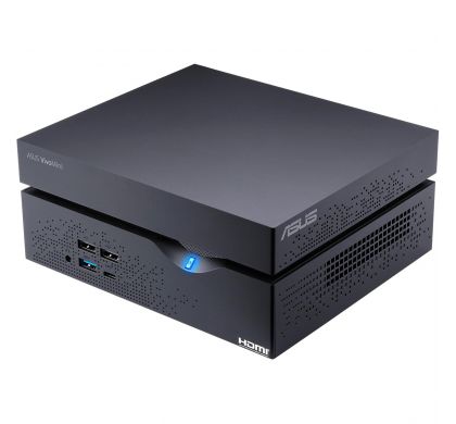 ASUS VivoMini VC66-I5M8S256W10 Desktop Computer - Intel Core i5 (7th Gen) i5-7400 3.50 GHz - 8 GB DDR4 SDRAM - 256 GB SSD - Windows 10 Home 64-bit - Mini PC - Black