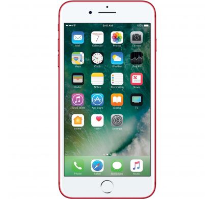APPLE iPhone 7 Plus 128 GB Smartphone - 4G - 14 cm (5.5") LCD 1920 x 1080 Full HD Touchscreen -  A10 Fusion Quad-core (4 Core) 2.34 GHz - 3 GB RAM - 12 Megapixel Rear/7 Megapixel Front - iOS 10 - SIM-free - (PRODUCT)RED