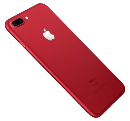 APPLE iPhone 7 Plus 128 GB Smartphone - 4G - 14 cm (5.5") LCD 1920 x 1080 Full HD Touchscreen -  A10 Fusion Quad-core (4 Core) 2.34 GHz - 3 GB RAM - 12 Megapixel Rear/7 Megapixel Front - iOS 10 - SIM-free - (PRODUCT)RED LeftMaximum