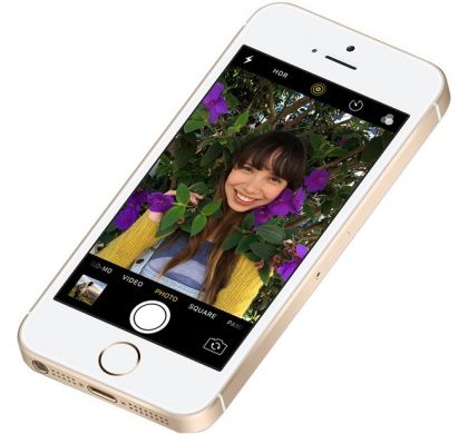 APPLE iPhone SE 32 GB Smartphone - 4G - 10.2 cm (4") LCD 1136 x 640 HD Touchscreen -  A9 Dual-core (2 Core) 1.84 GHz - 2 GB RAM - 12 Megapixel Rear/1.2 Megapixel Front - iOS 10 - SIM-free - Gold BottomMaximum