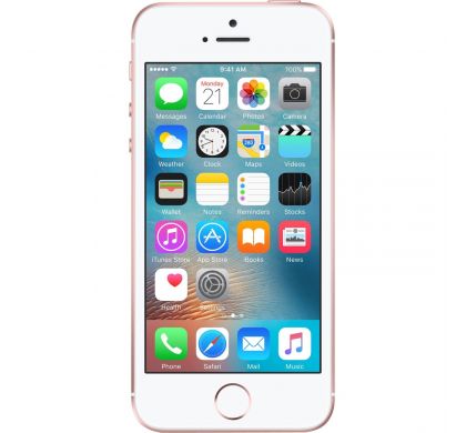APPLE iPhone SE 128 GB Smartphone - 4G - 10.2 cm (4") LCD 1136 x 640 HD Touchscreen -  A9 Dual-core (2 Core) 1.84 GHz - 2 GB RAM - 12 Megapixel Rear/1.2 Megapixel Front - iOS 10 - SIM-free - Rose Gold