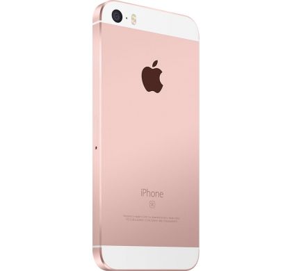 APPLE iPhone SE 128 GB Smartphone - 4G - 10.2 cm (4") LCD 1136 x 640 HD Touchscreen -  A9 Dual-core (2 Core) 1.84 GHz - 2 GB RAM - 12 Megapixel Rear/1.2 Megapixel Front - iOS 10 - SIM-free - Rose Gold LeftMaximum