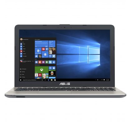ASUS VivoBook Max X541UJ-DM026T 39.6 cm (15.6") LCD Notebook - Intel Core i5 (7th Gen) i5-7200U Dual-core (2 Core) 2.50 GHz - 8 GB DDR4 SDRAM - 1 TB HDD - Windows 10 Home 64-bit - 1920 x 1080 - Tru2Life FrontMaximum