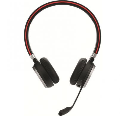 JABRA EVOLVE 65 UC Wireless Bluetooth Stereo Headset - Over-the-head - Supra-aural FrontMaximum