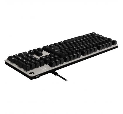 LOGITECH G413 Mechanical Keyboard - Cable Connectivity - Silver RearMaximum
