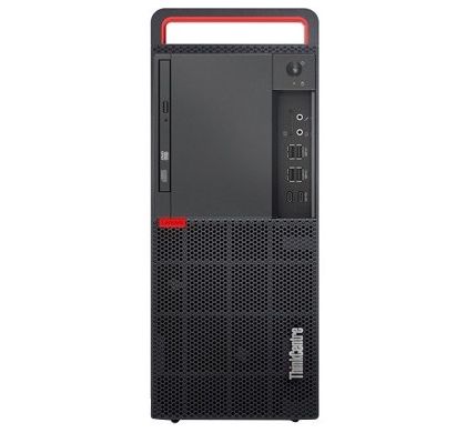 LENOVO ThinkCentre M910t 10MMS00300 Desktop Computer - Intel Core i7 (7th Gen) i7-7700 3.60 GHz - 16 GB DDR4 SDRAM - 1 TB HDD - 256 GB SSD - Windows 10 Pro 64-bit - Tower - Black FrontMaximum