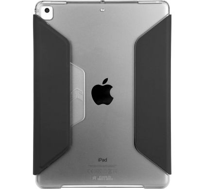 STM Goods Studio Carrying Case (Folio) for 24.6 cm (9.7") iPad Air 2, iPad Air, iPad Pro, iPad (2017) - Black Smoke, Transparent RearMaximum