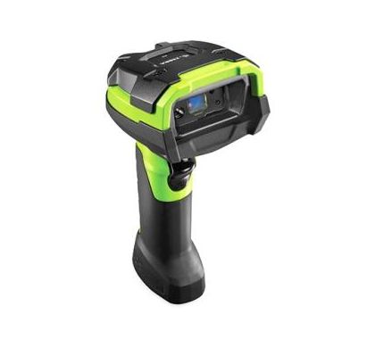 ZEBRA DS3678-ER Handheld Barcode Scanner - Wireless Connectivity - Industrial Green, Black